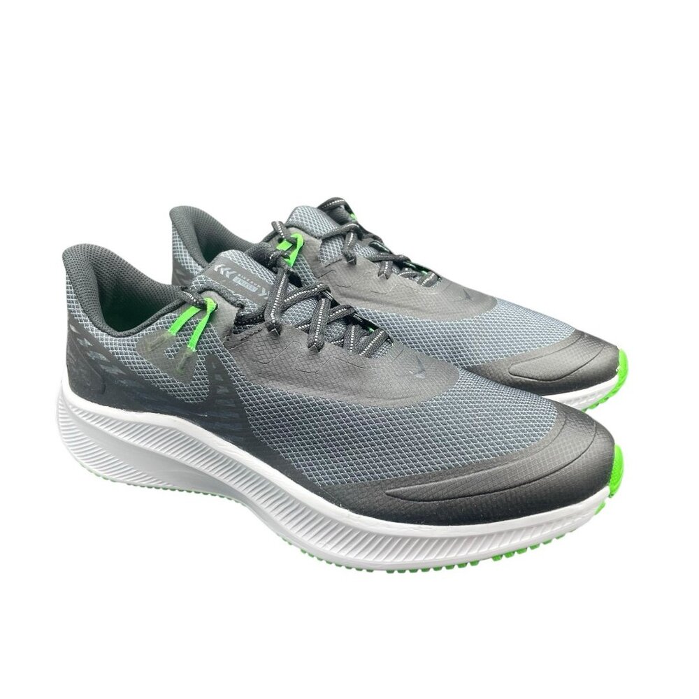 Nike Quest 3 Shield Running Shoes Men’s 9 Black Obsidian Mist CQ8894-010 New - Picture 2 of 8